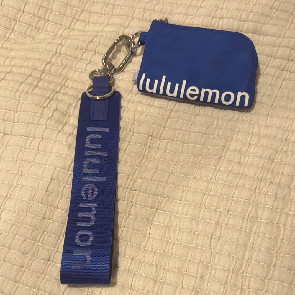Lululemon Never Lost Keychain and Clippable Card Pouch